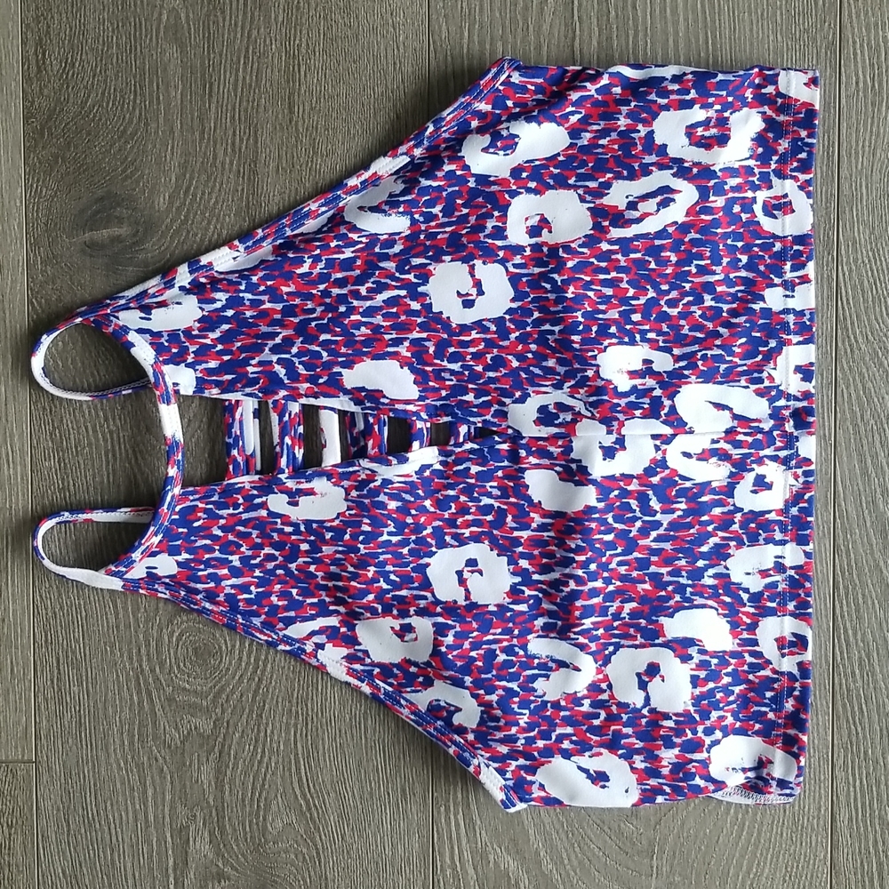 Betsey Johnson Leopard Sports Bra Top - S